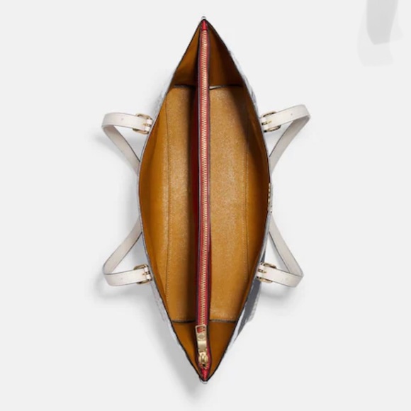 Coach Disney Mickey Mouse X Keith Haring Mollie Tote / Black, Gold & Chalk Multi - Picture 5 of 17